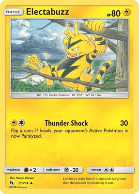 Electabuzz, SM - Lost Thunder
