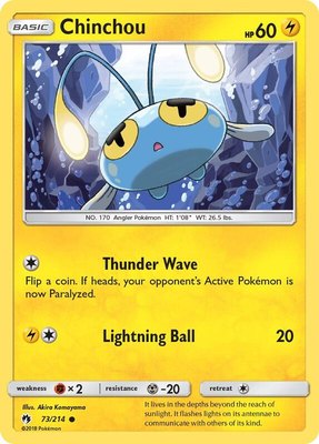 Chinchou, SM - Lost Thunder