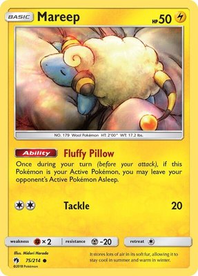 Mareep (75), SM - Lost Thunder