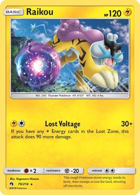 Raikou, SM - Lost Thunder