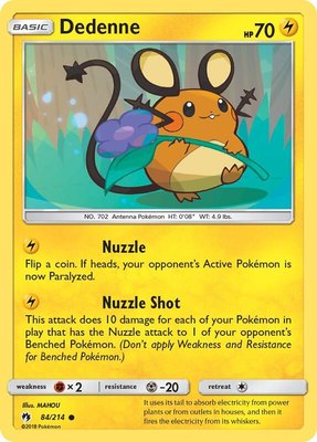 Dedenne (84), SM - Lost Thunder
