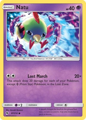 Natu, SM - Lost Thunder