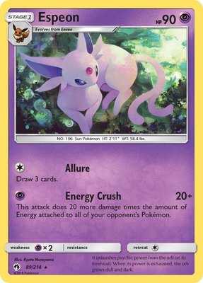 Espeon, SM - Lost Thunder