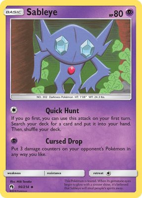 Sableye, SM - Lost Thunder