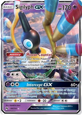 Sigilyph GX, SM - Lost Thunder