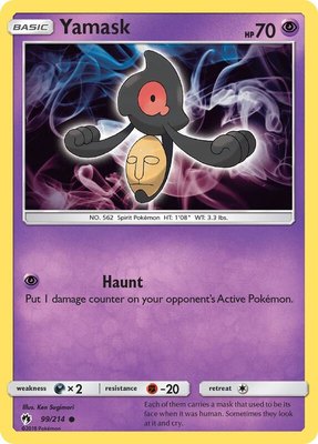 Yamask, SM - Lost Thunder