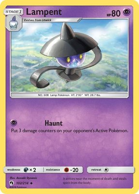 Lampent, SM - Lost Thunder