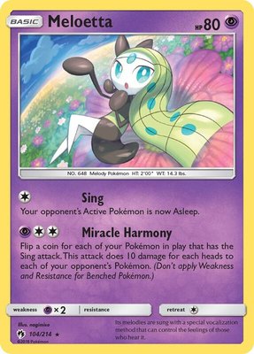 Meloetta, SM - Lost Thunder