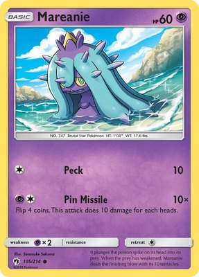 Mareanie (105), SM - Lost Thunder