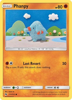 Phanpy, SM - Lost Thunder