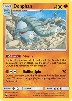 Donphan, SM - Lost Thunder