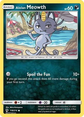 Alolan Meowth, SM - Lost Thunder
