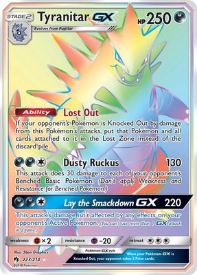 Tyranitar GX (Secret), SM - Lost Thunder