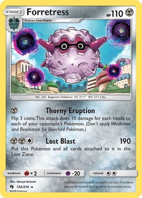 Forretress, SM - Lost Thunder