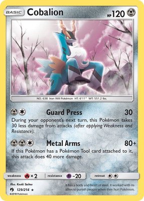 Cobalion, SM - Lost Thunder