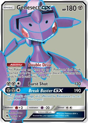 Genesect GX (Full Art), SM - Lost Thunder