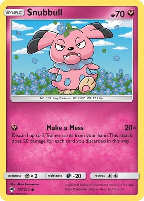 Snubbull, SM - Lost Thunder