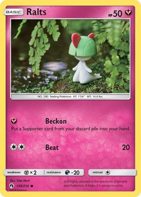 Ralts, SM - Lost Thunder