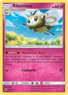 Ribombee, SM - Lost Thunder