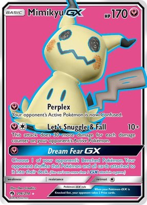 Mimikyu GX (Full Art), SM - Lost Thunder