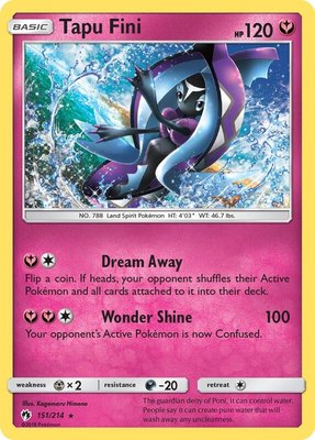 Tapu Fini, SM - Lost Thunder