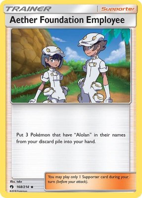 Aether Foundation Employee, SM - Lost Thunder