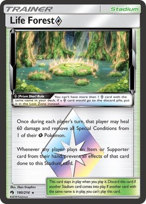 Life Forest Prism Star, SM - Lost Thunder