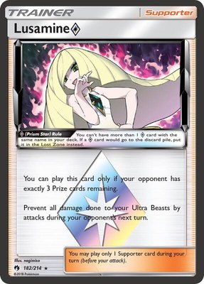 Lusamine Prism Star, SM - Lost Thunder