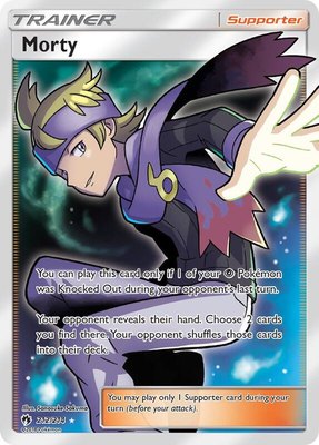 Morty (Full Art), SM - Lost Thunder