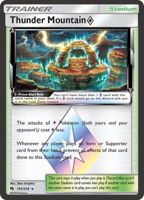 Thunder Mountain Prism Star, SM - Lost Thunder