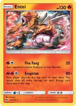 Entei (SM Lost Thunder), Deck Exclusives