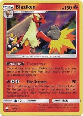 Blaziken (Non-Holo), Deck Exclusives
