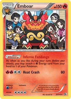 Emboar (Legendary Treasures), Deck Exclusives