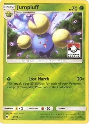 Jumpluff (Pokemon League), League & Championship Cards