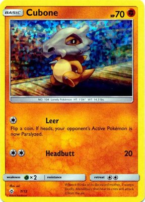 Cubone, McDonald's Promos 2018