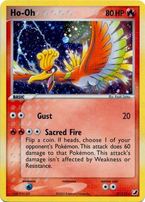 Ho-Oh (Cosmos Holo), Deck Exclusives