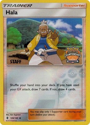 Hala (Regional Championships) [Staff], League & Championship Cards