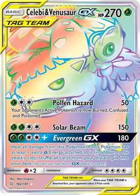 Celebi & Venusaur GX (Secret), SM - Team Up