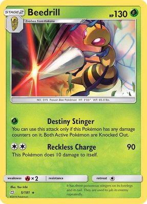 Beedrill, SM - Team Up