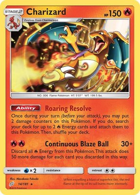 Charizard, SM - Team Up