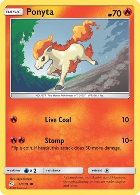 Ponyta, SM - Team Up