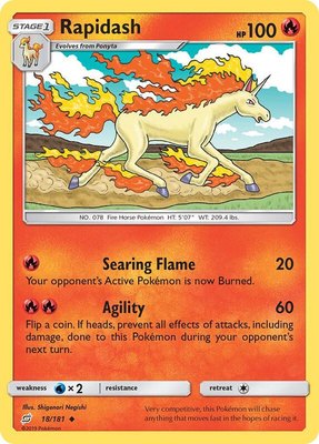 Rapidash, SM - Team Up