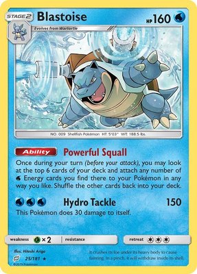 Blastoise, SM - Team Up