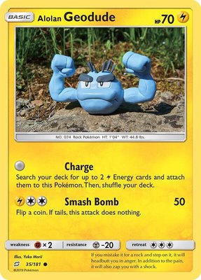 Alolan Geodude (35), SM - Team Up