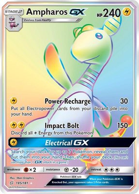 Ampharos GX (Secret), SM - Team Up
