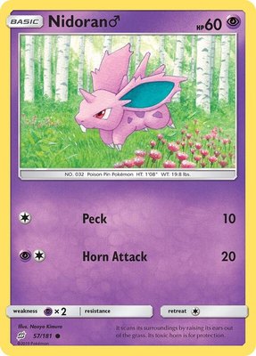 Nidoran M, SM - Team Up