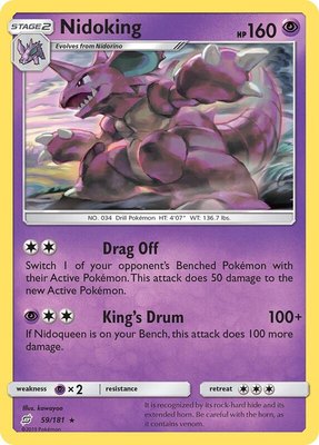 Nidoking, SM - Team Up
