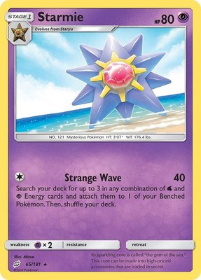 Starmie, SM - Team Up
