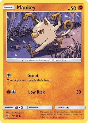 Mankey, SM - Team Up