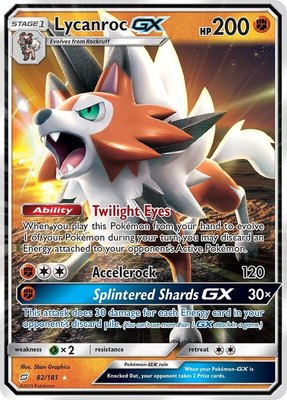 Lycanroc GX, SM - Team Up